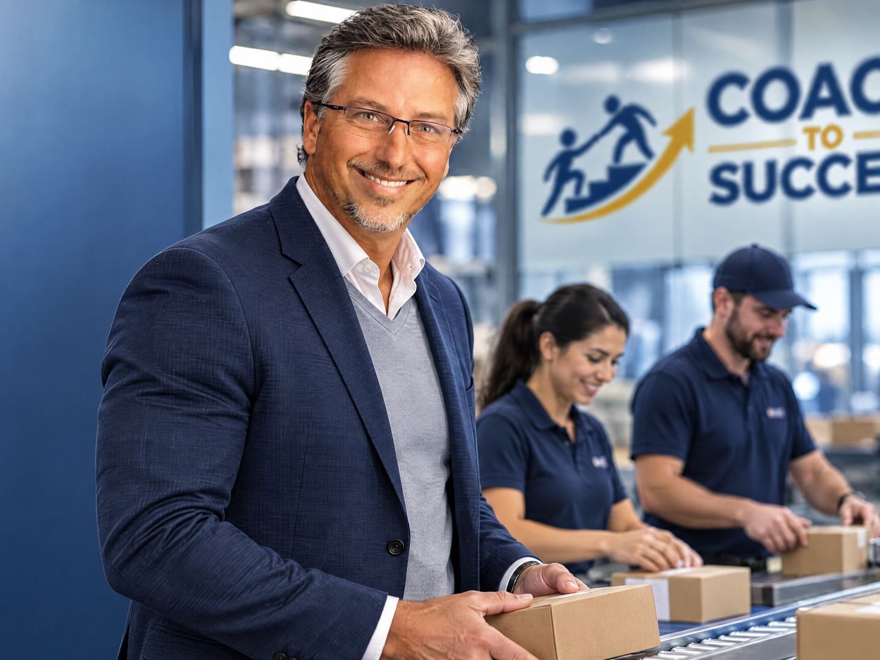 Steve Lindstrom on the production floor of the Tampa branch